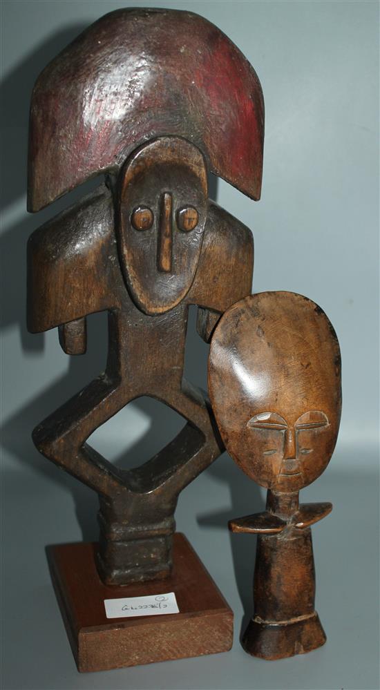 2 African carvings